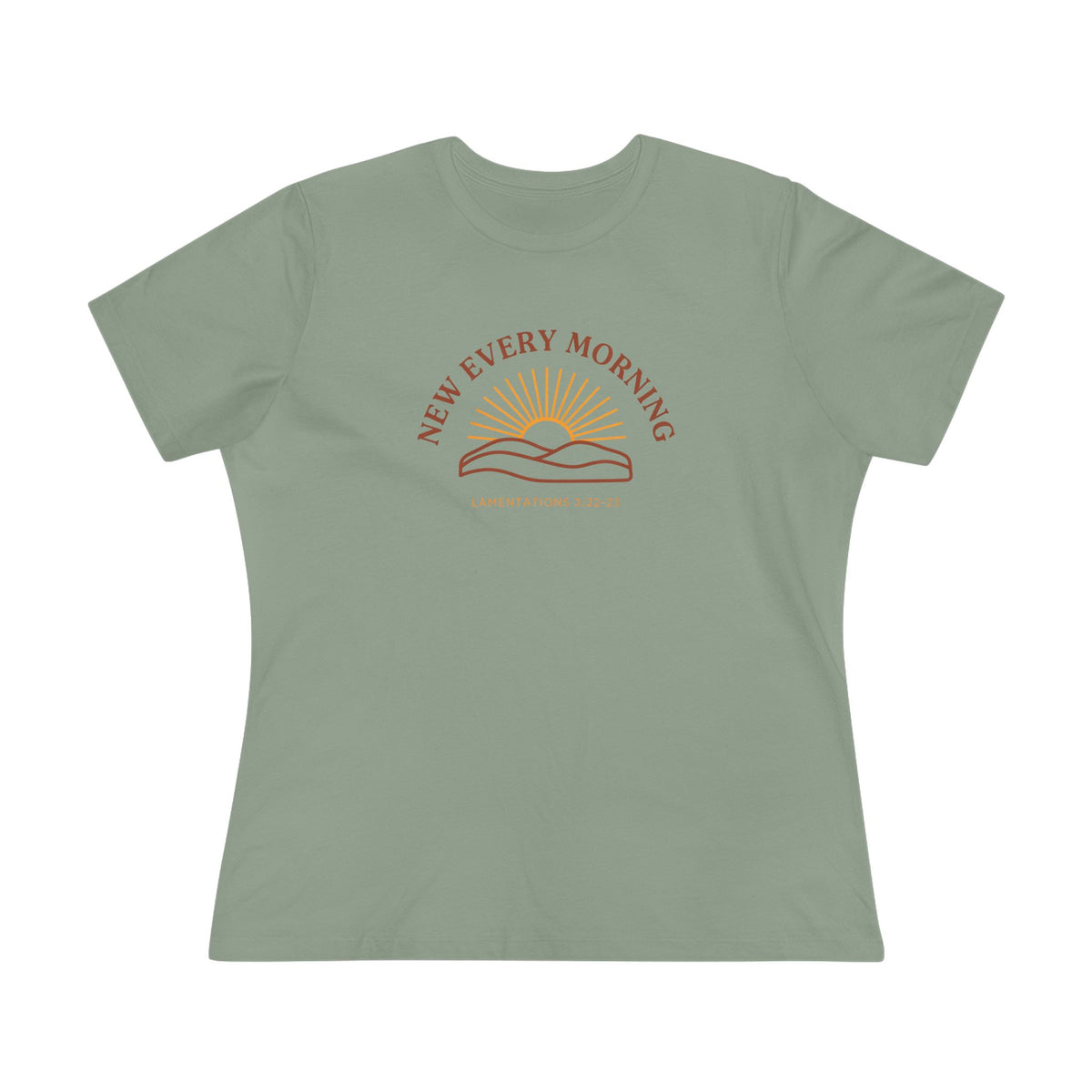 New Every Morning Women's Tee | Lamentations 3:22-23