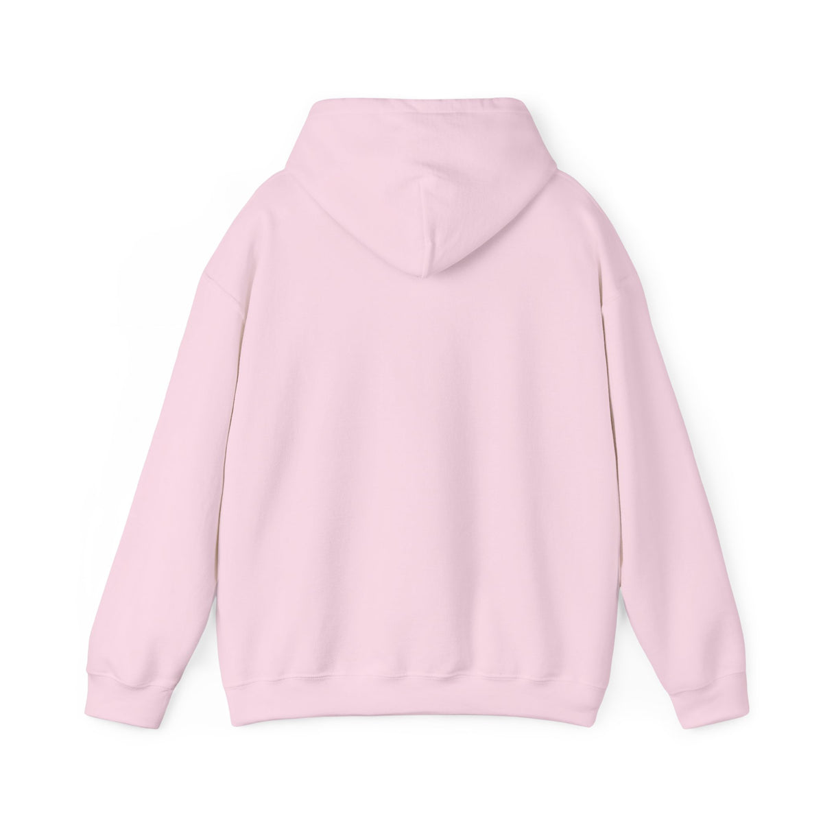 God Is Good Christian hoodie in light pink, back mockup
