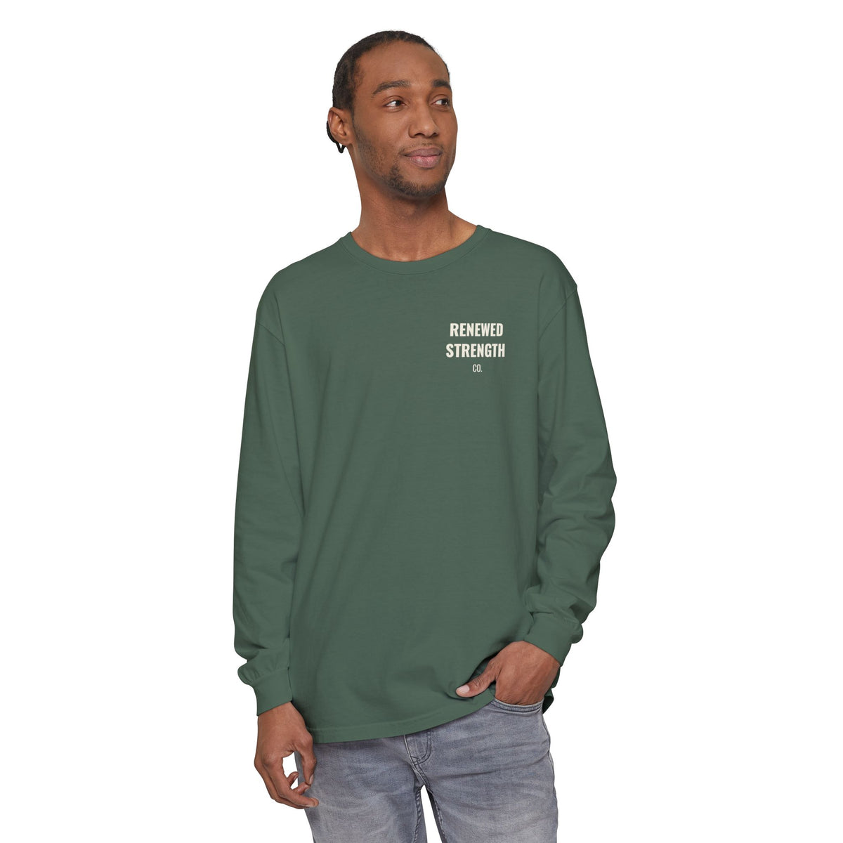 Faith Over Fear Long Sleeve Tee | 2 Timothy 1:7